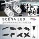 Lampa spot LED SCENA LED/20W/230V neagra 4000 K
