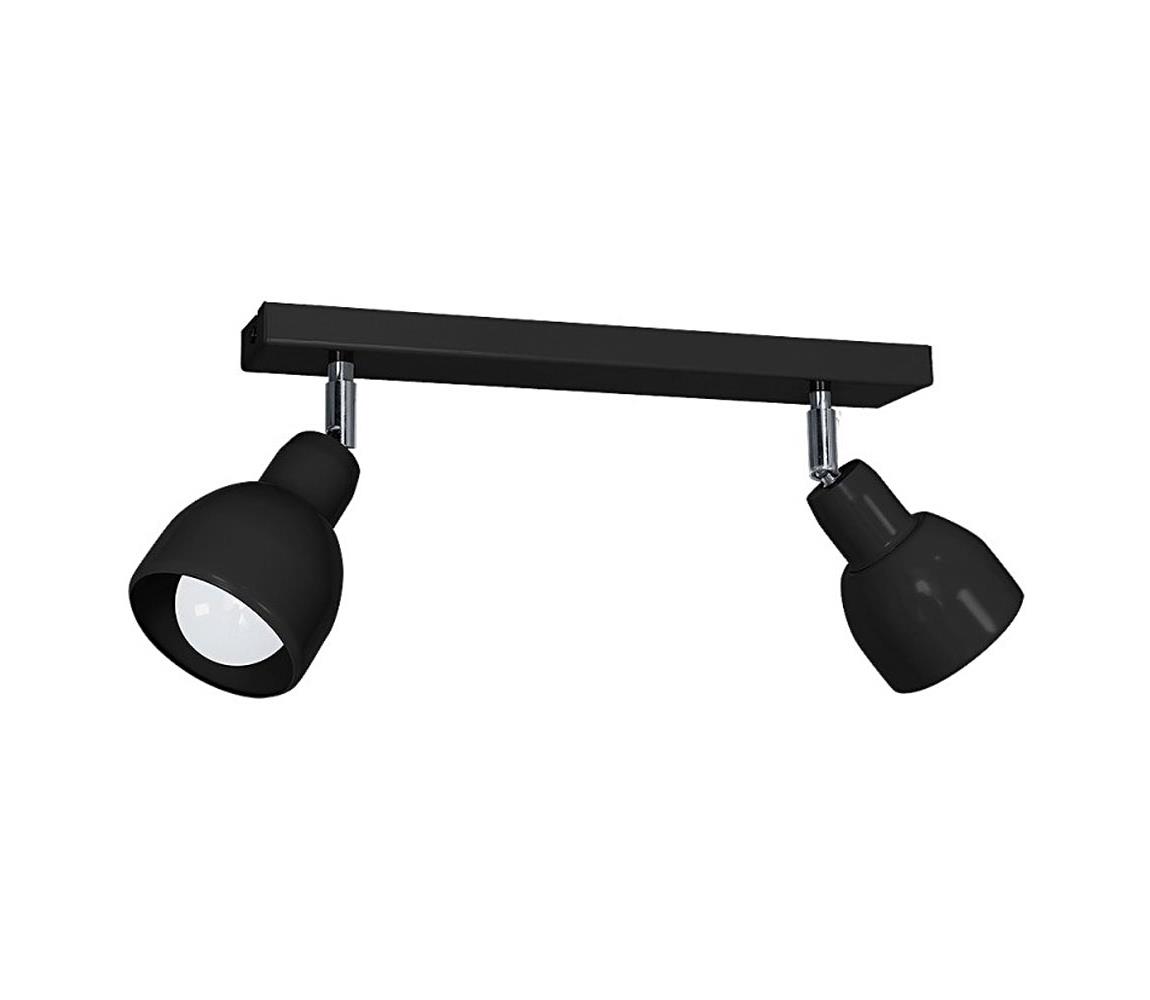 Lampa spot PIK 2xE27/60W/230V negru