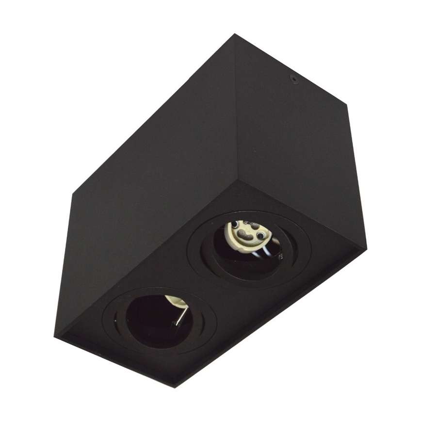 Lampă spot SIROCO 2xGU10/30W/230V negru