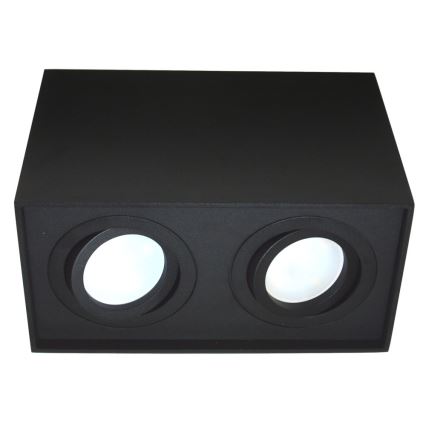 Lampă spot SIROCO 2xGU10/30W/230V negru