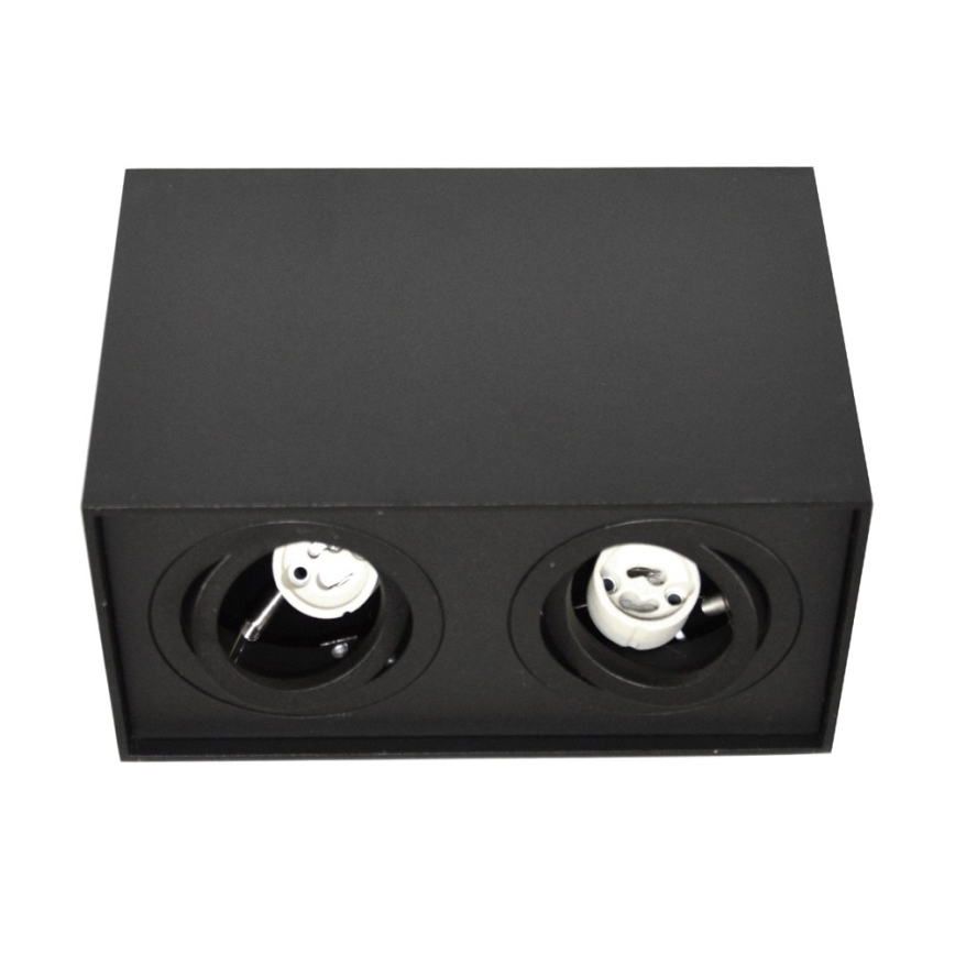 Lampă spot SIROCO 2xGU10/30W/230V negru