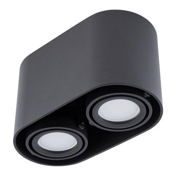 Lampă spot SIROK 2xGU10/30W/230V negru