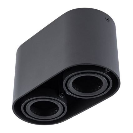 Lampă spot SIROK 2xGU10/30W/230V negru