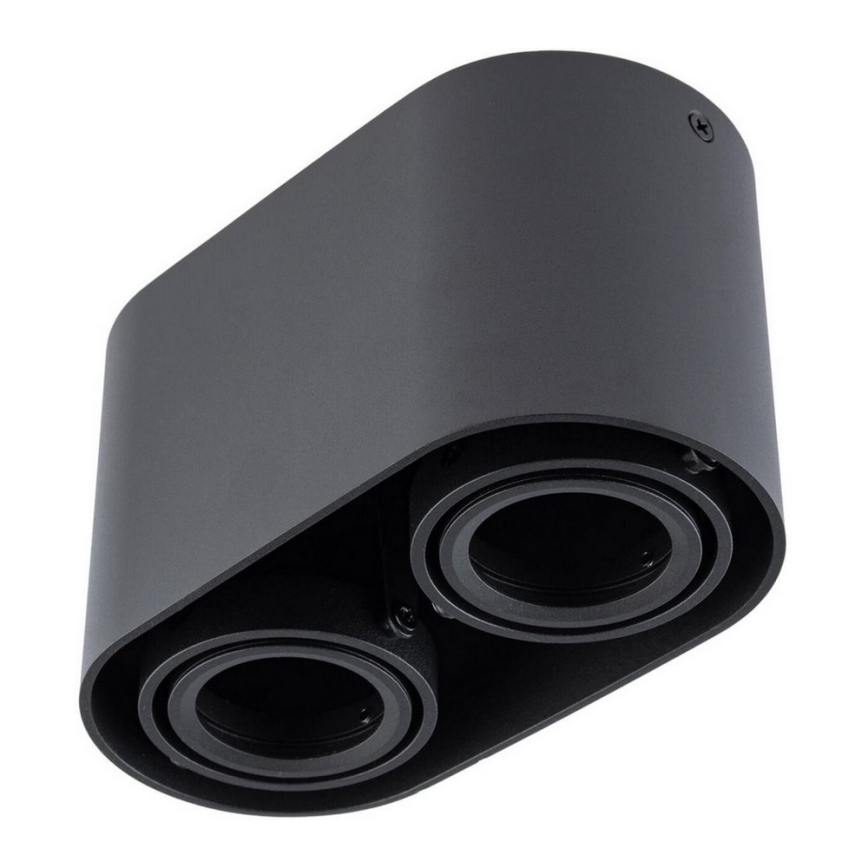 Lampă spot SIROK 2xGU10/30W/230V negru