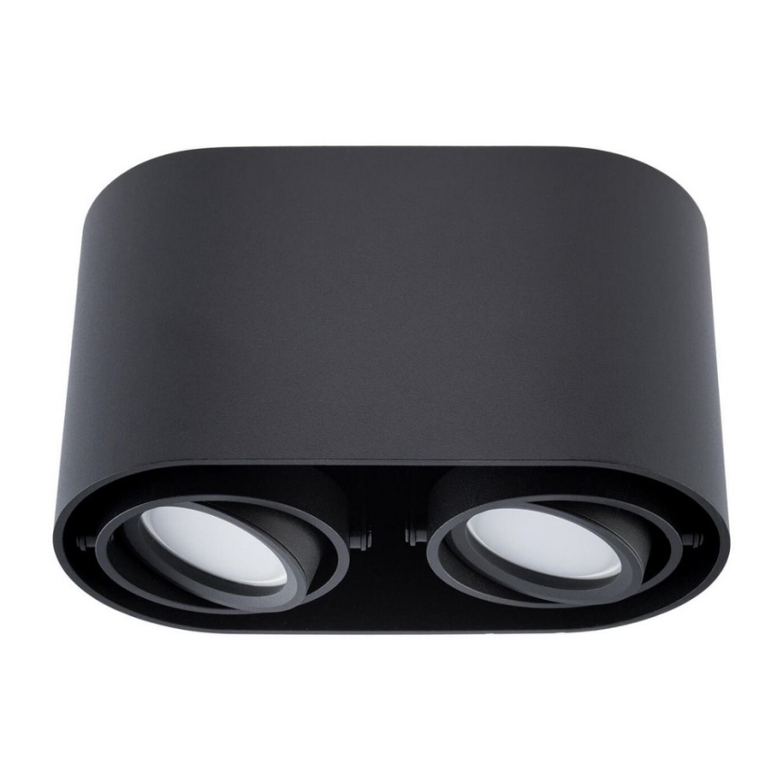 Lampă spot SIROK 2xGU10/30W/230V negru