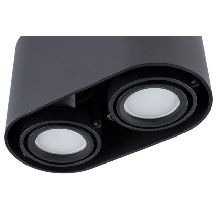 Lampă spot SIROK 2xGU10/30W/230V negru