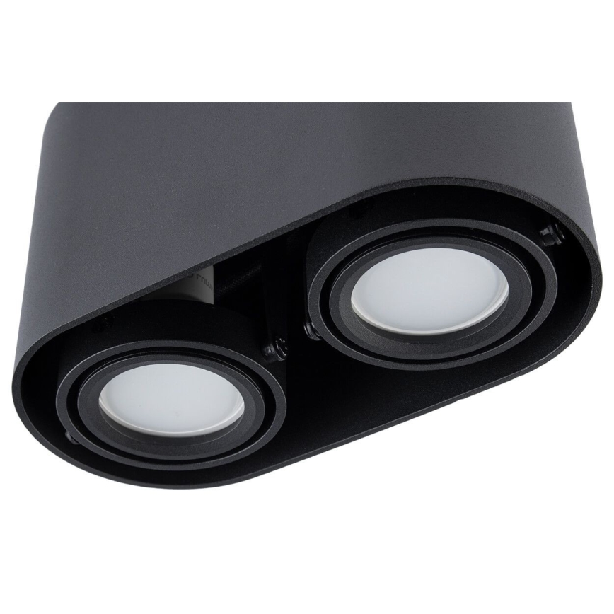 Lampă spot SIROK 2xGU10/30W/230V negru