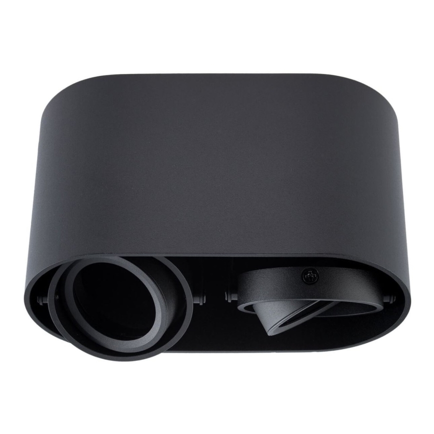 Lampă spot SIROK 2xGU10/30W/230V negru