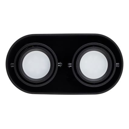 Lampă spot SIROK 2xGU10/30W/230V negru