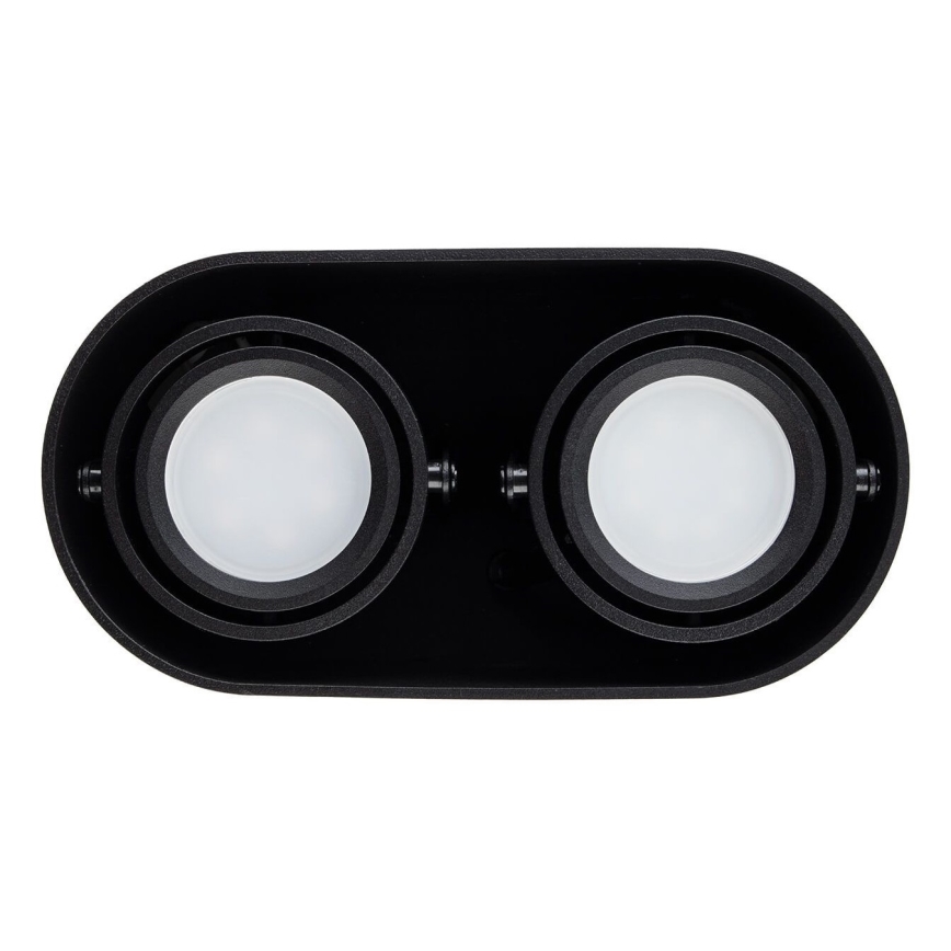 Lampă spot SIROK 2xGU10/30W/230V negru