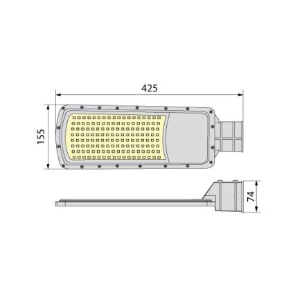 Lampă stradală LED NOVUM PLUS LED/100W/230V IP65 4000K