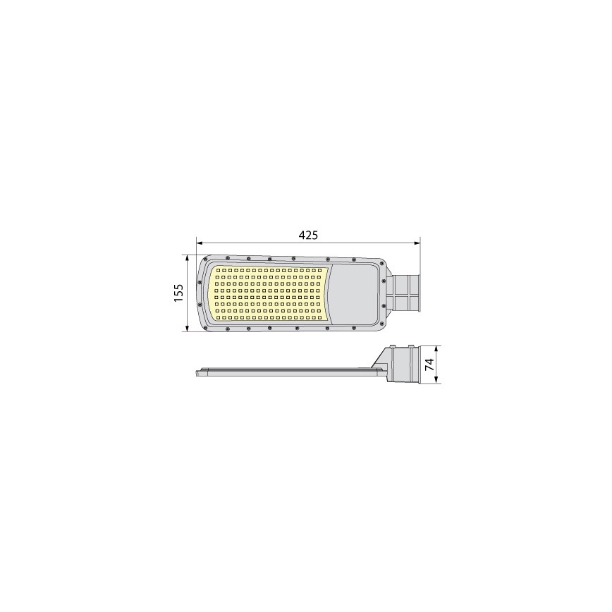 Lampă stradală LED NOVUM PLUS LED/100W/230V IP65 4000K