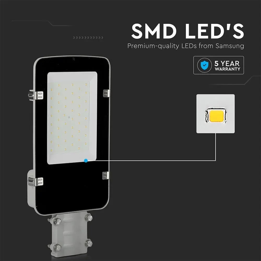 Lampă stradală LED cu cip SAMSUNG LED/30W/230V 4000K IP65