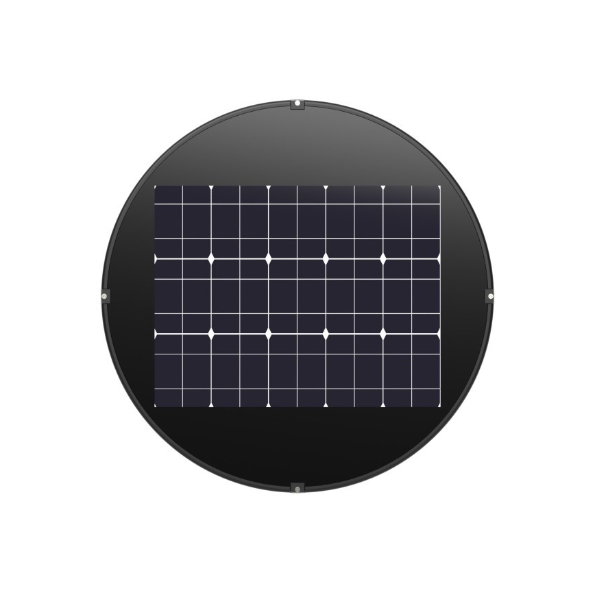 Lampă stradală solară LED cu senzor LUVIA, 15W, 3,2V, 4000K, IP54, 5400 mAh + telecomandă