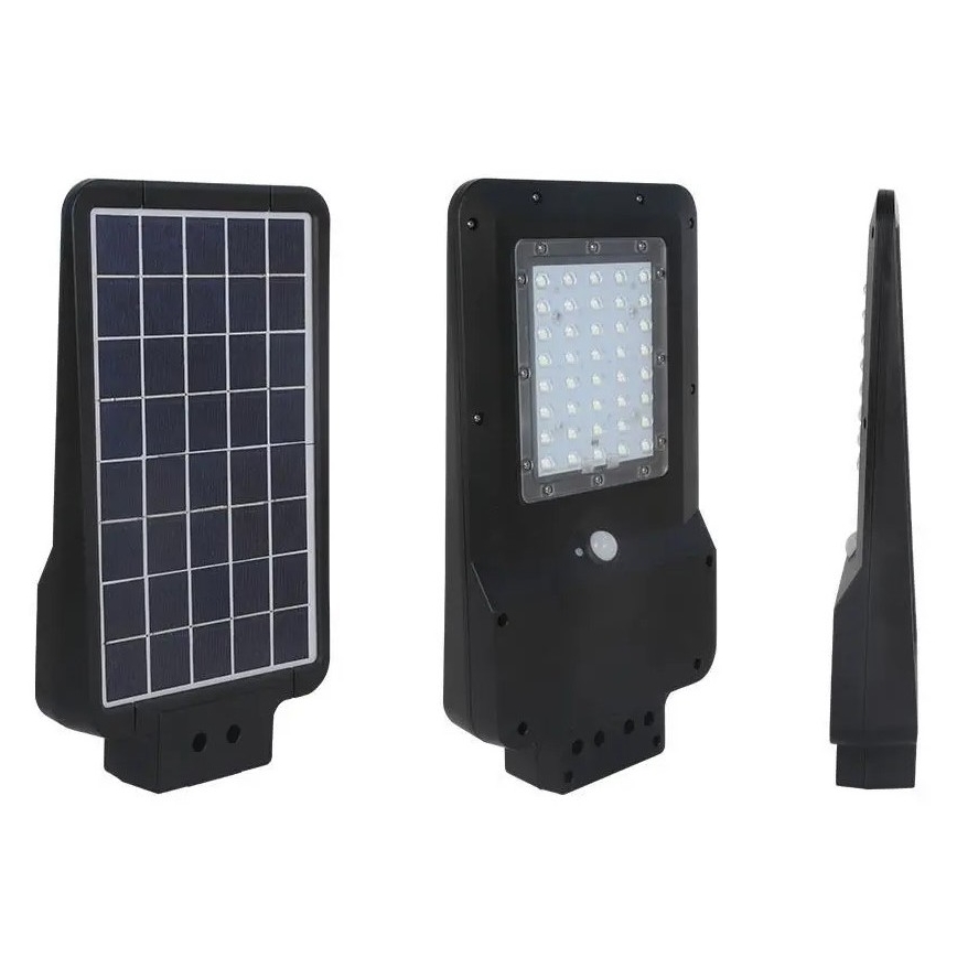 Lampă stradală solară LED cu senzor LED/15W/7,4V 4000K IP65 10800 mAh