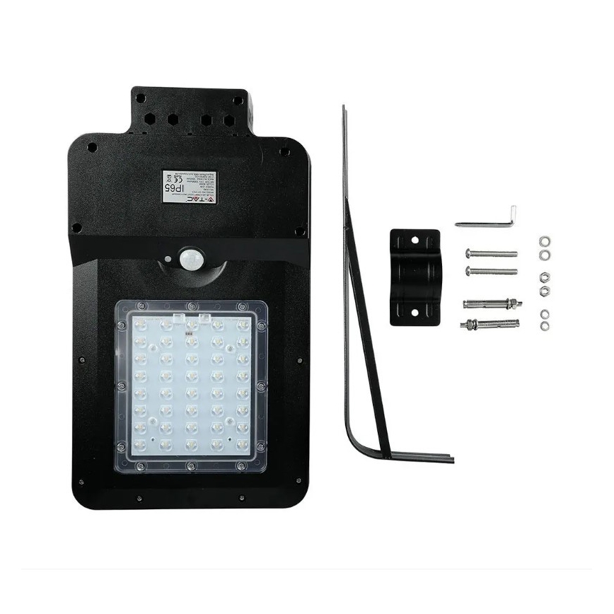 Lampă stradală solară LED cu senzor LED/15W/7,4V 4000K IP65 10800 mAh
