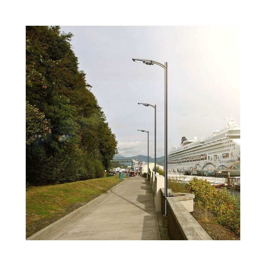 Lampă stradală solară LED cu senzor LED/40W/9,6V IP65 4000K + telecomandă