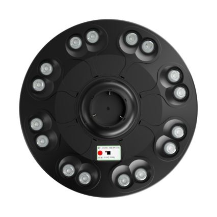 Lampă stradală solară LED LUVIA cu senzor, 15W/3,2V, 6500K, IP54, 5400 mAh + telecomandă