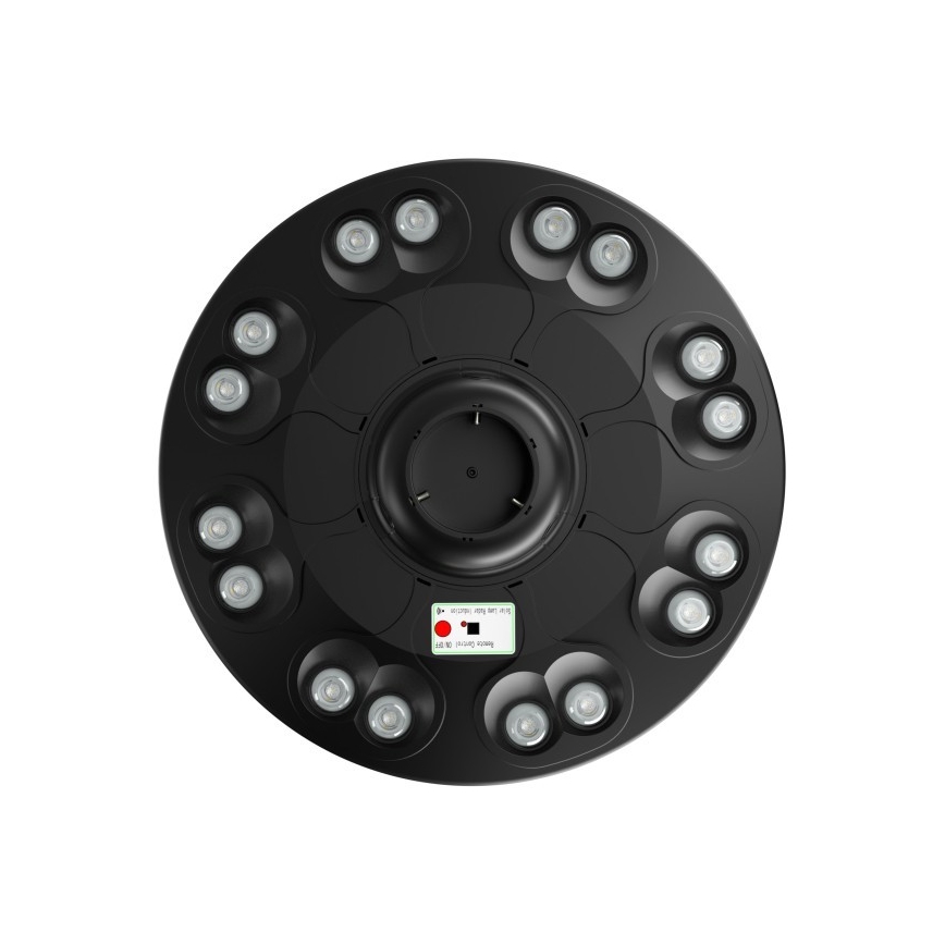 Lampă stradală solară LED LUVIA cu senzor, 15W/3,2V, 6500K, IP54, 5400 mAh + telecomandă