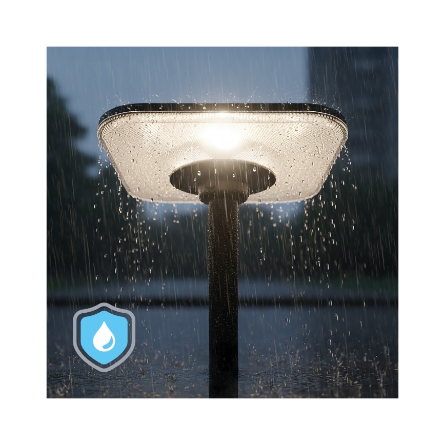 Lampă stradală solară LED cu senzor SOLSUMI LED/25W/3,2V 3000/4000/6500K IP54 24000 mAh + telecomandă