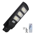 Lampă stradală solară LED cu senzor STREET LED/10W/3,2V 10000 mAh IP65 + telecomandă