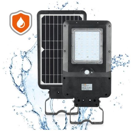 Lampă stradală solară LED cu senzor STREET LED/15W/7,4V 4000K IP65 5400 mAh