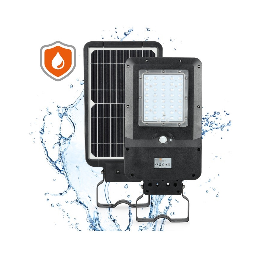 Lampă stradală solară LED cu senzor STREET LED/15W/7,4V 4000K IP65 5400 mAh