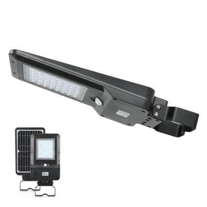 Lampă stradală solară LED cu senzor STREET LED/15W/7,4V 4000K IP65 5400 mAh