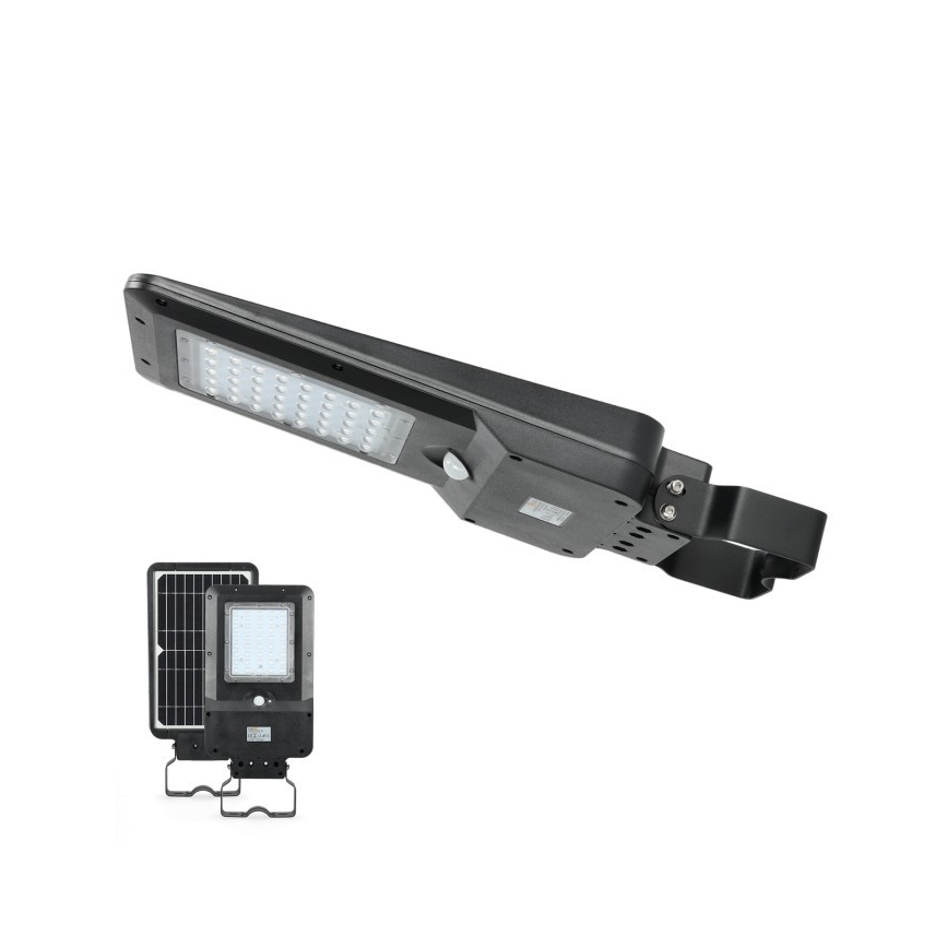 Lampă stradală solară LED cu senzor STREET LED/15W/7,4V 4000K IP65 5400 mAh