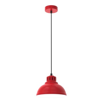 Lampa suspendata ALTAR 1xE27/60W roșu
