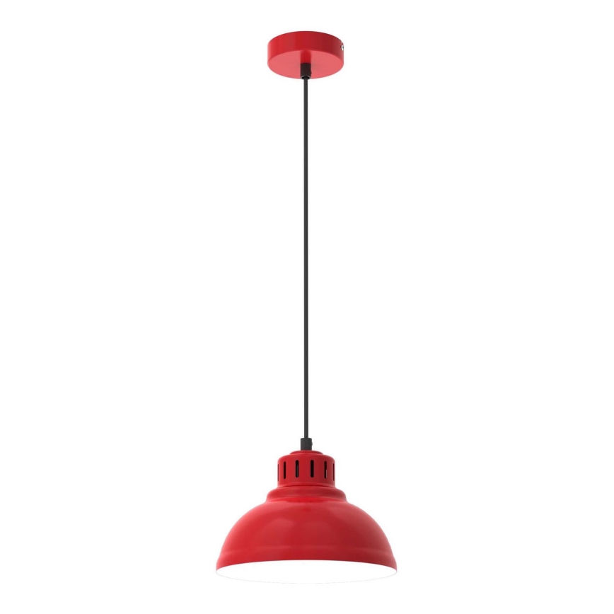 Lampa suspendata ALTAR 1xE27/60W roșu