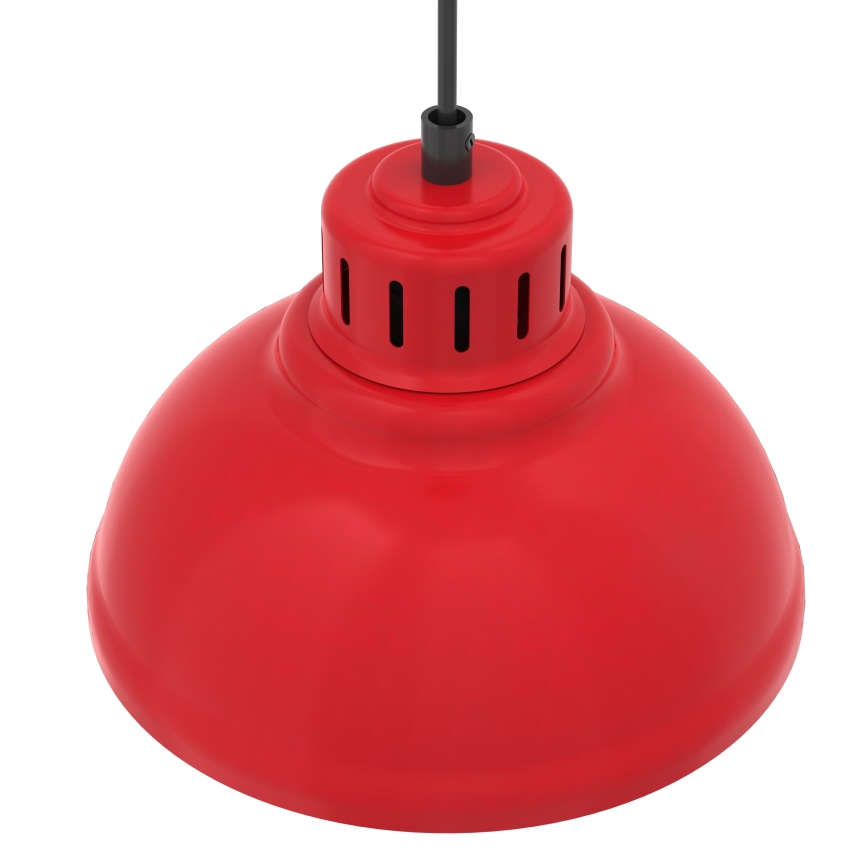 Lampa suspendata ALTAR 1xE27/60W roșu