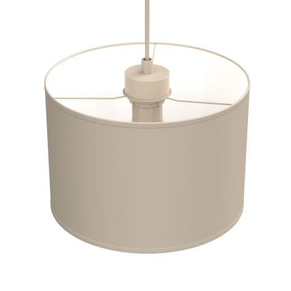 Lampă suspendată cu cablu ARDEN 1xE27/15W/230V Ø 25 cm, bej
