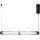 Lampă suspendată cu cablu CORTE LED, 18 W, 230 V, neagră