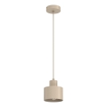 Lampă suspendată cu cablu PARKLA 1xE27/15W/230V bej