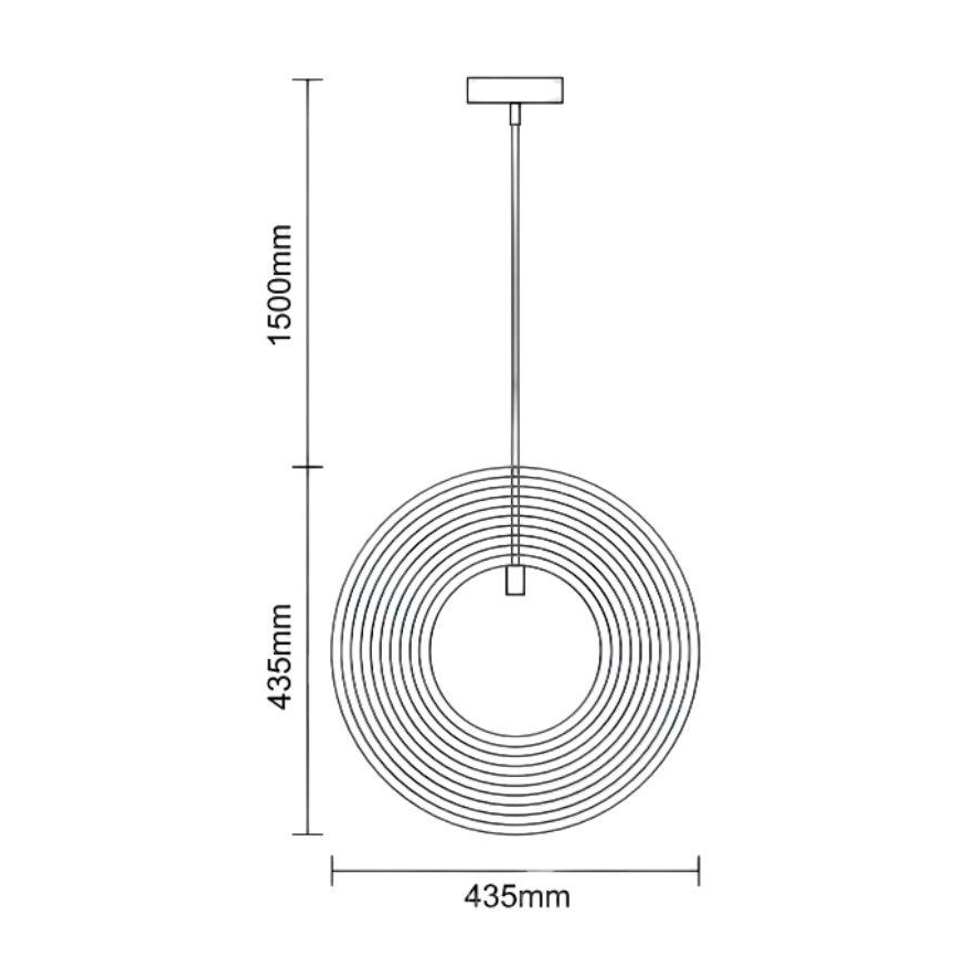 Lampă suspendată din lemn pe cablu, 1xE27/60W/230V, Ø 43,5 cm, lemn masiv/furnir, fag/lemn de cauciuc