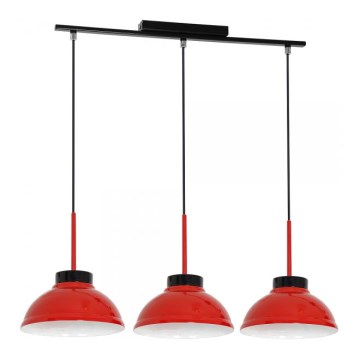 Lampa suspendata FACTOR RED 3xE27/60W/230V