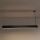 Lampă suspendată LED pe cablu, 55 W, 230 V, 3000/4000/6500 K, 120 cm, neagră