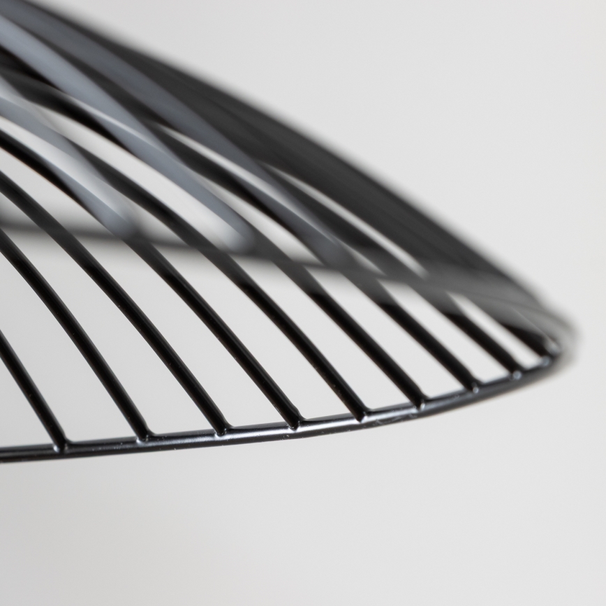 Lampă suspendată LED pe cablu CERIA WIRE 1xE27/40W/230V, Ø 38 cm, negru