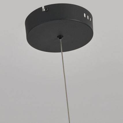 Lampă suspendată LED pe cablu MELECA, 36W, 230V, 3000/4000/6000K, 160 cm, negru