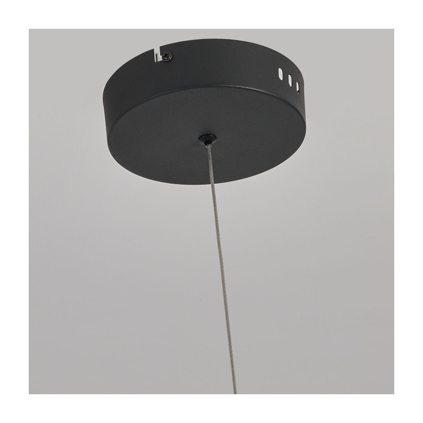 Lampă suspendată LED pe cablu MELECA, 36W, 230V, 3000/4000/6000K, 160 cm, negru