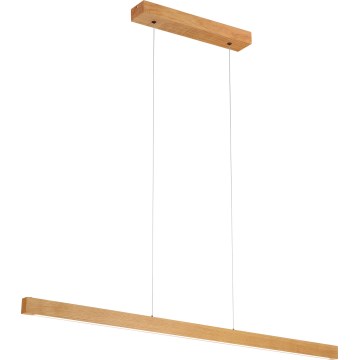 Lampă suspendată LED pe cablu VERDE LED/18W/230V 3000K 106 cm stejar