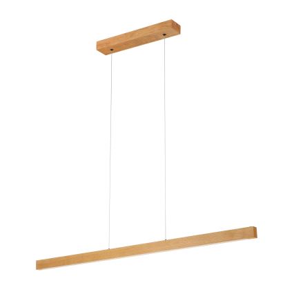 Lampă suspendată LED pe cablu VERDE LED/18W/230V 3000K 106 cm stejar