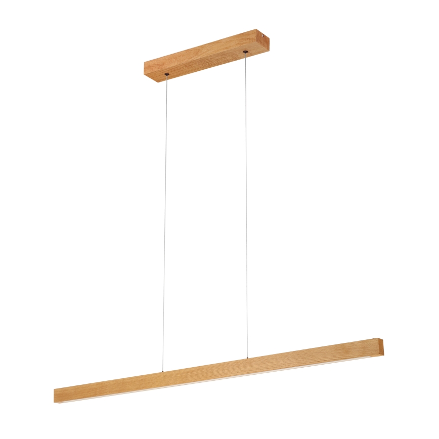 Lampă suspendată LED pe cablu VERDE LED/18W/230V 3000K 106 cm stejar