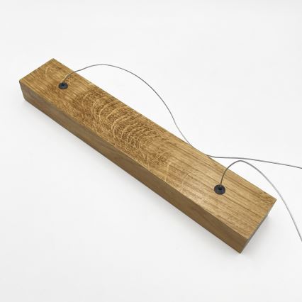 Lampă suspendată LED pe cablu VERDE LED/18W/230V 3000K 106 cm stejar