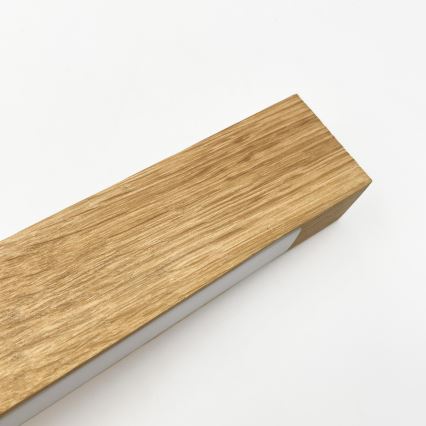 Lampă suspendată LED pe cablu VERDE LED/18W/230V 3000K 106 cm stejar