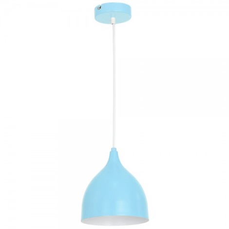 Lampa suspendata NOAK YOUNG E27/60W/230V albastru