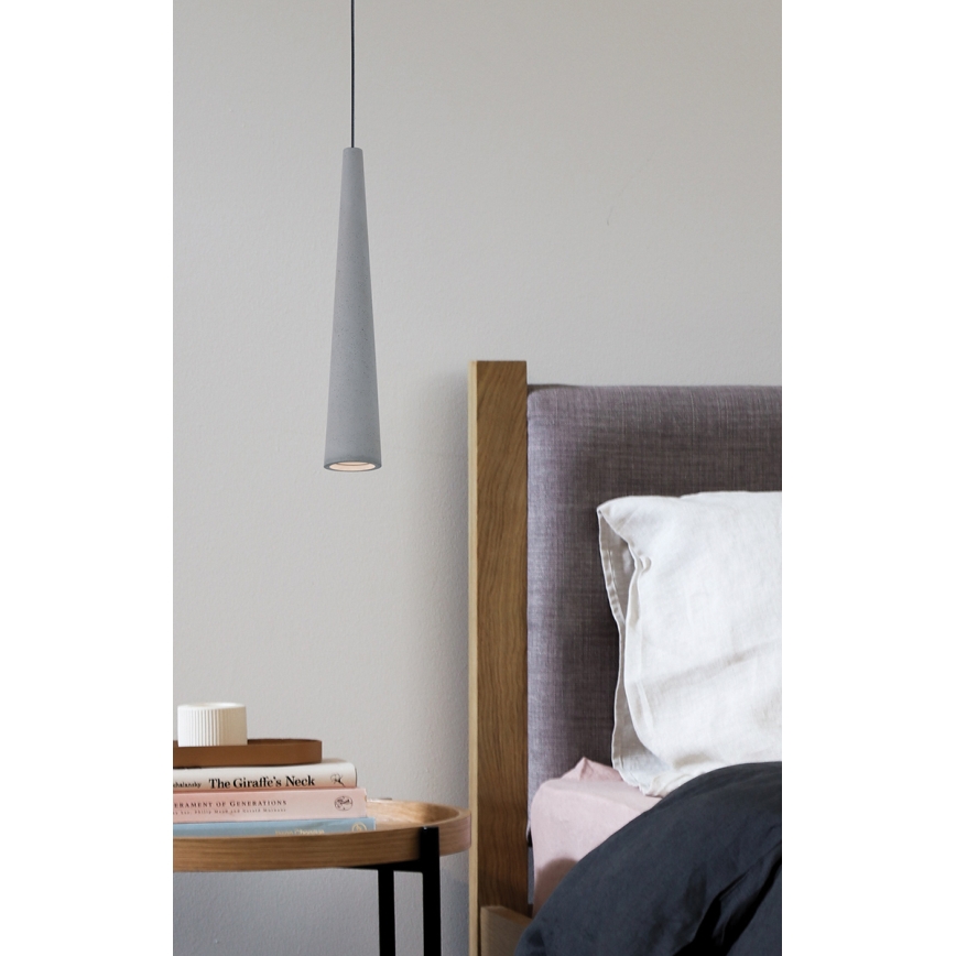 Lampă suspendată pe cablu ANISHA 1xGU10/35W/230V gri