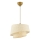 Lampă suspendată pe cablu BARETTE 1xE27/60W/230V, crem