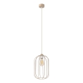 Lampă suspendată pe cablu DESTELLO 1xE27/15W/230V Ø 21 cm bej